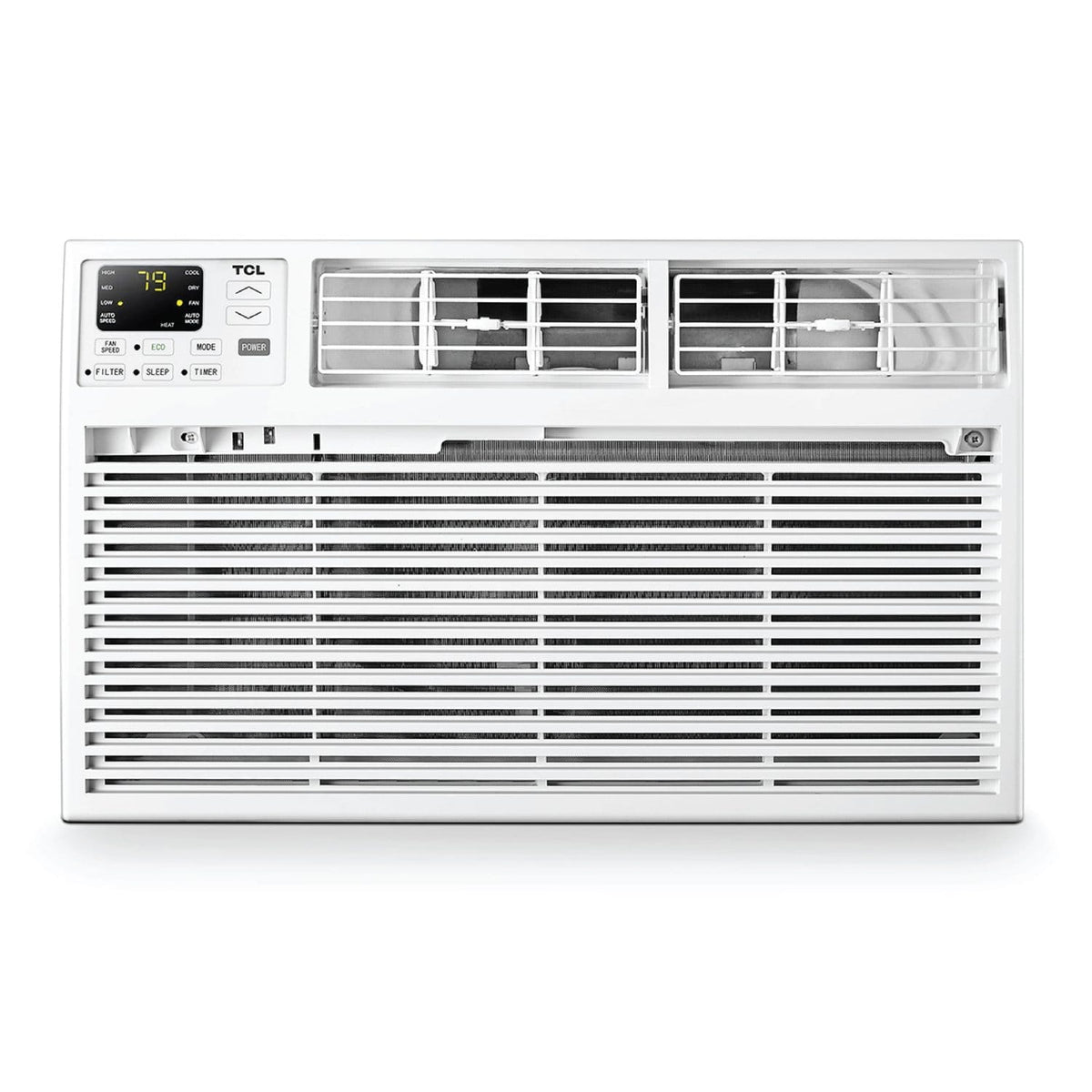 TCL - 450 Sq. Ft. 10,000 BTU Smart Through-the-Wall Air Conditioner with Wi-Fi and Remote - White