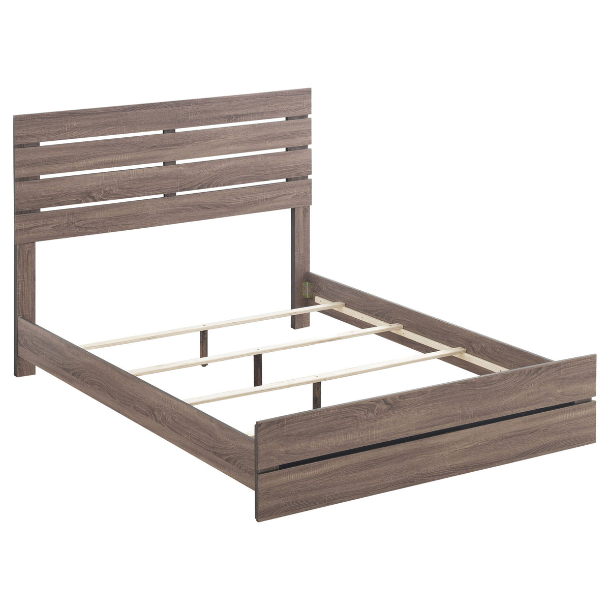 Geary - Juego de dormitorio con cabecero de lamas