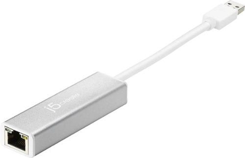 j5create - USB 3.0 Gigabit Ethernet Adapter - Silver