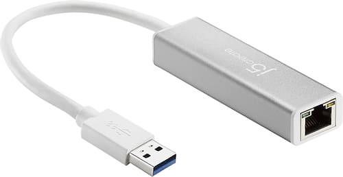 j5create - USB 3.0 Gigabit Ethernet Adapter - Silver