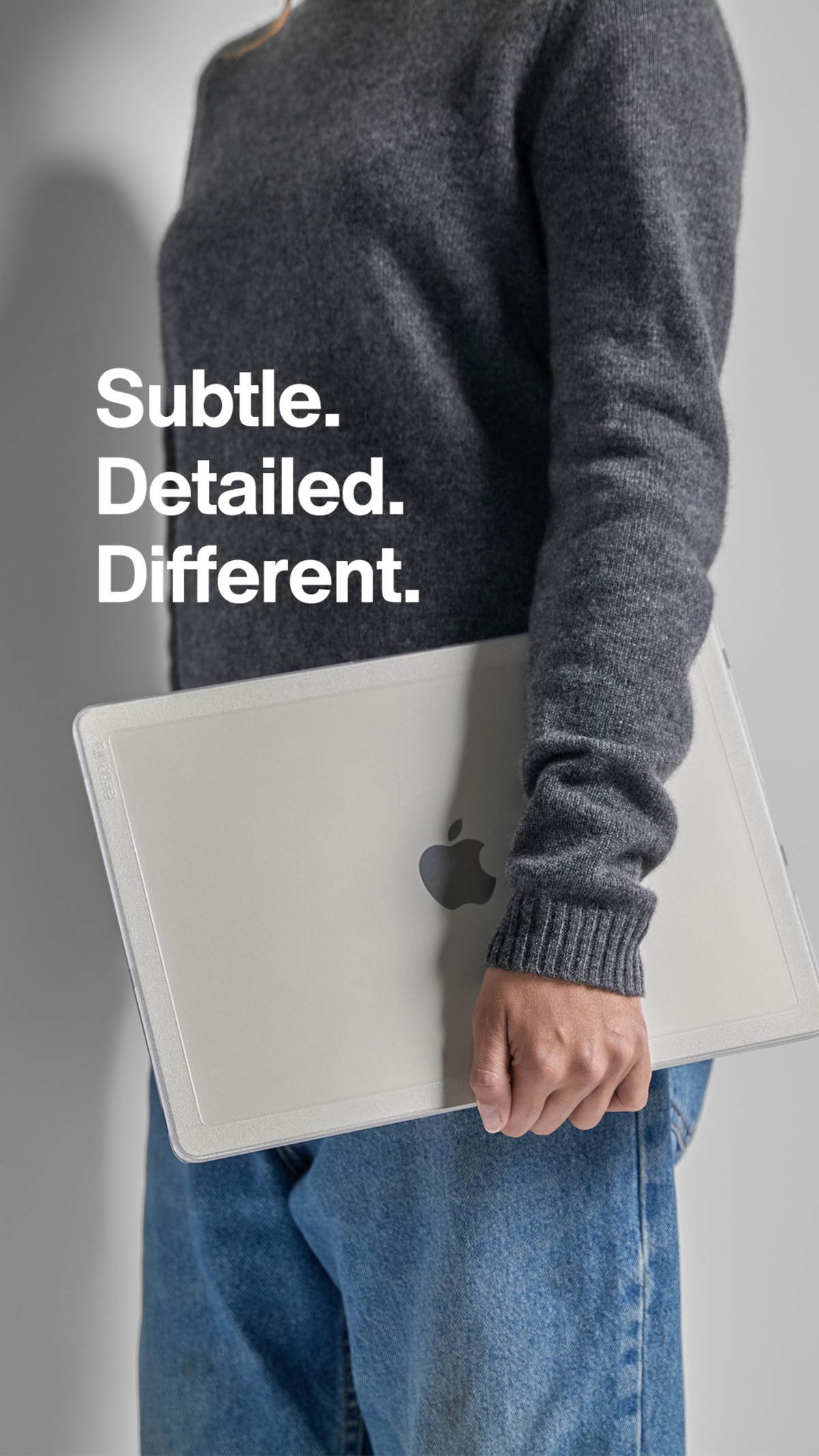Incase - Edge Hard Shell Case for MacBook Air 13-inch M5 2026, M4 2025, M3 2024 - Clear