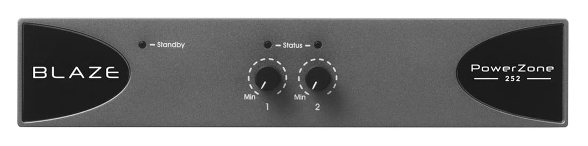 Sonance - Blaze PowerZone 252 – 250 Watt Class D amplifier with 2 channels (Each) - Black