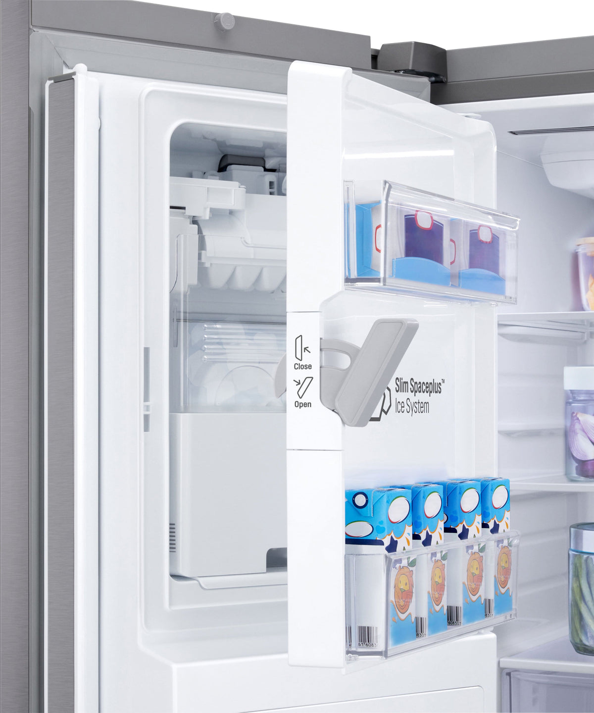 LG - 36-in Wide Counter-Depth MAX 23.7 Cu. Ft. 3-Door Smart French Door Refrigerator with Zero Clearance Hinge System - PrintProof Stainless Steel Look