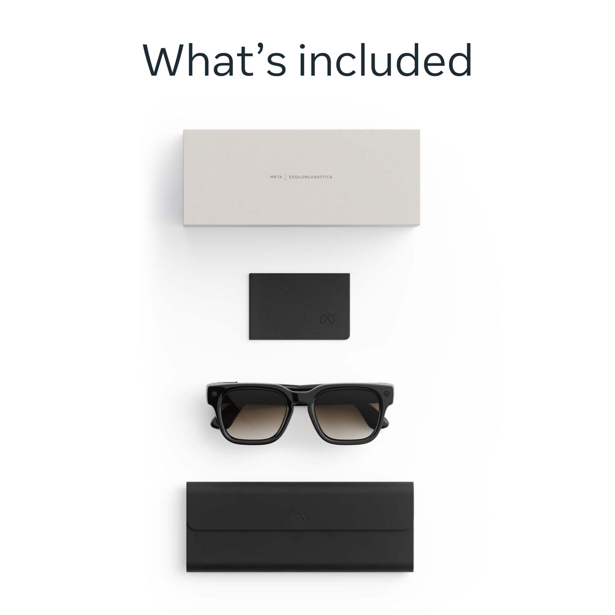 Meta - Fury - AI Glasses-Smart Features like 12MP Camera, Live Translate-3K HD Resolution- 8+Hour Battery-Brown Gradient Lenses - Classic Black