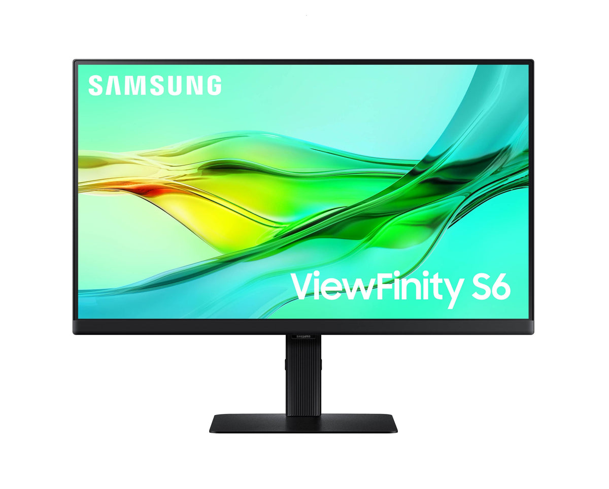 Samsung - ViewFinity 32" S6 (S60D) QHD HR10 High Resolution Monitor with Easy Setup Stand (USB Hub, HDMI, DisplayPort) - Black