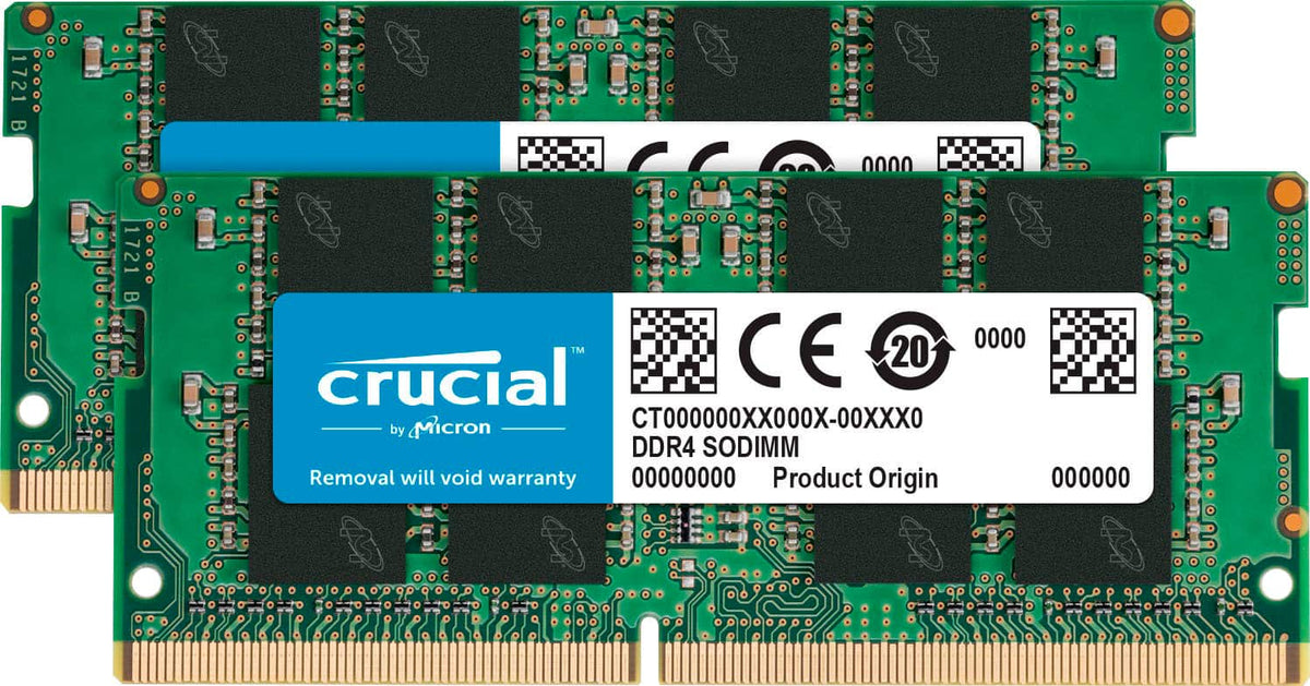 Crucial - 16GB DDR4 3200MHz C22 SODIMM Laptop Memory - Green