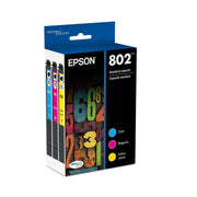 Epson - 802 Standard Capacity Ink Cartridges - Cyan/Magenta/Yellow