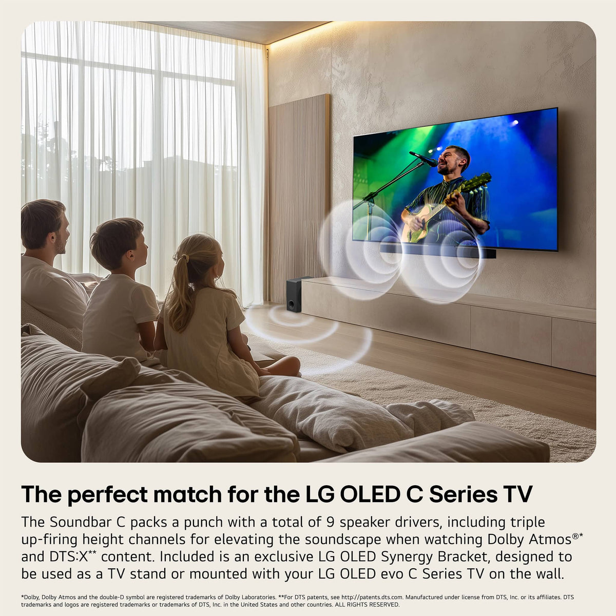 LG - 3.1.3 Channel SC9S Soundbar with Wireless Subwoofer, Dolby Atmos, WOW Orchestra - Black