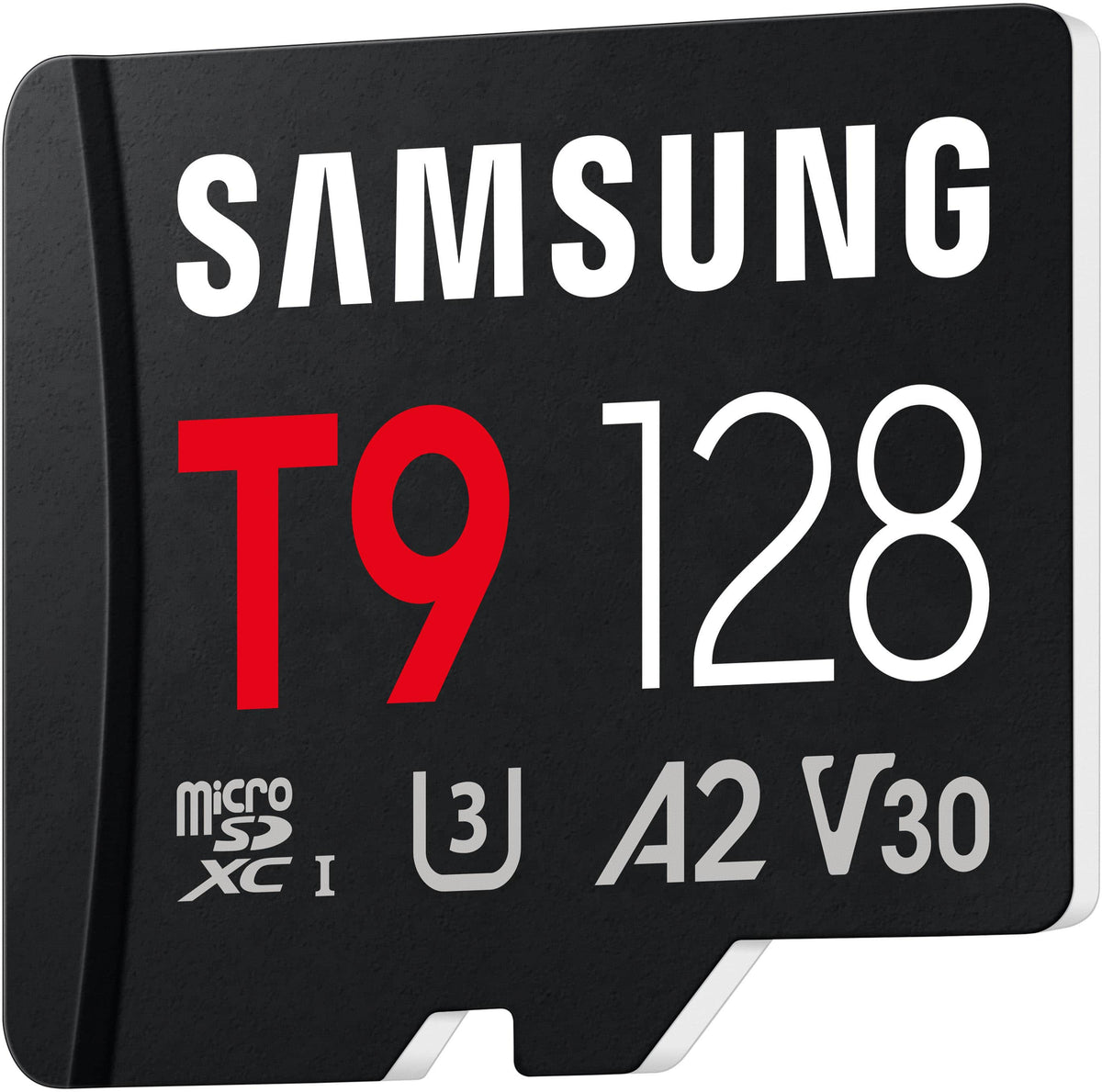 Samsung - microSDXC T9 128GB, Read/Write Speeds Up to 200/130 MB/s (MB-MH128T/WW)