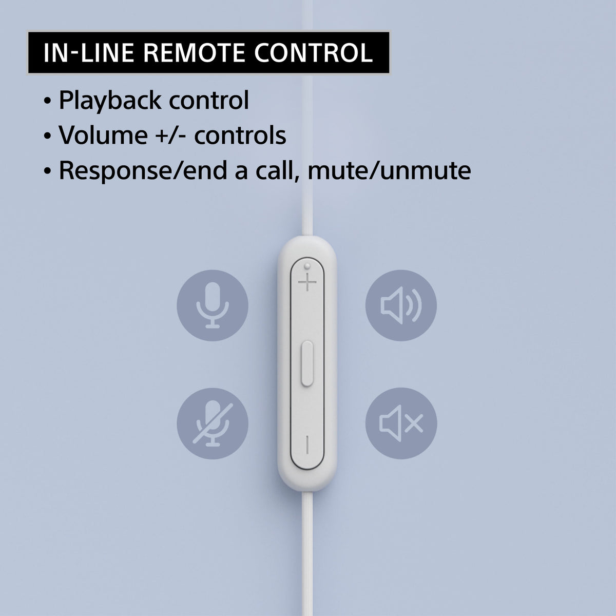 Sony - USB-C Wired In-ear Headphones - Blue