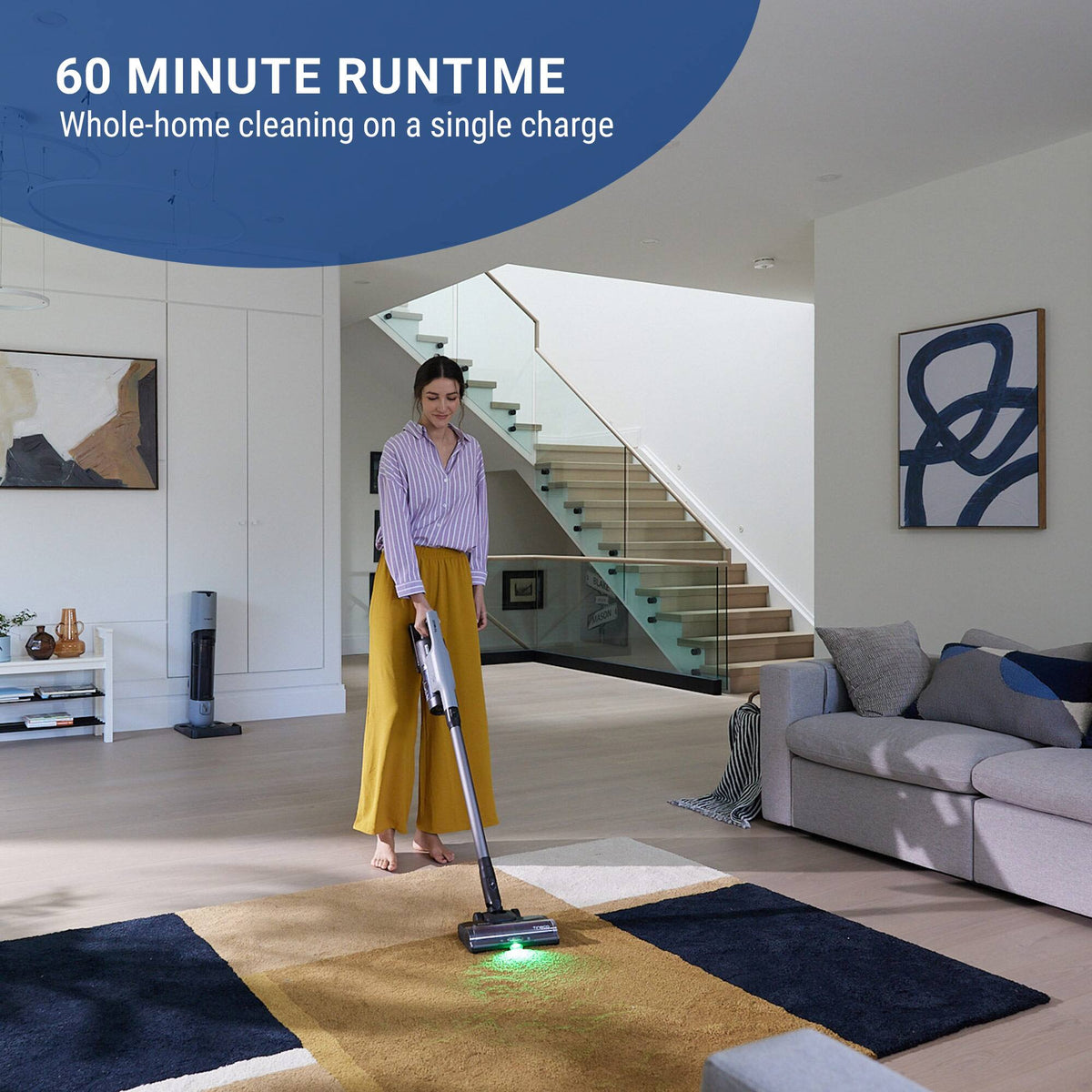 Tineco - GO Station Cordless Stick Vac AutoEmpty - Gray
