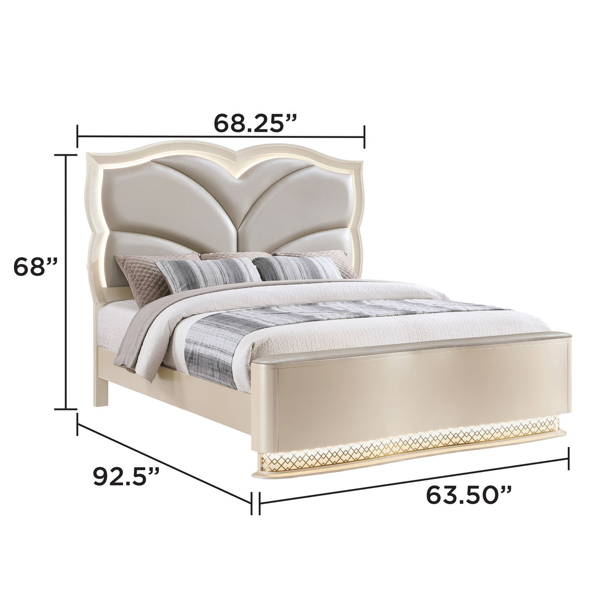 Flora - Cama con plataforma