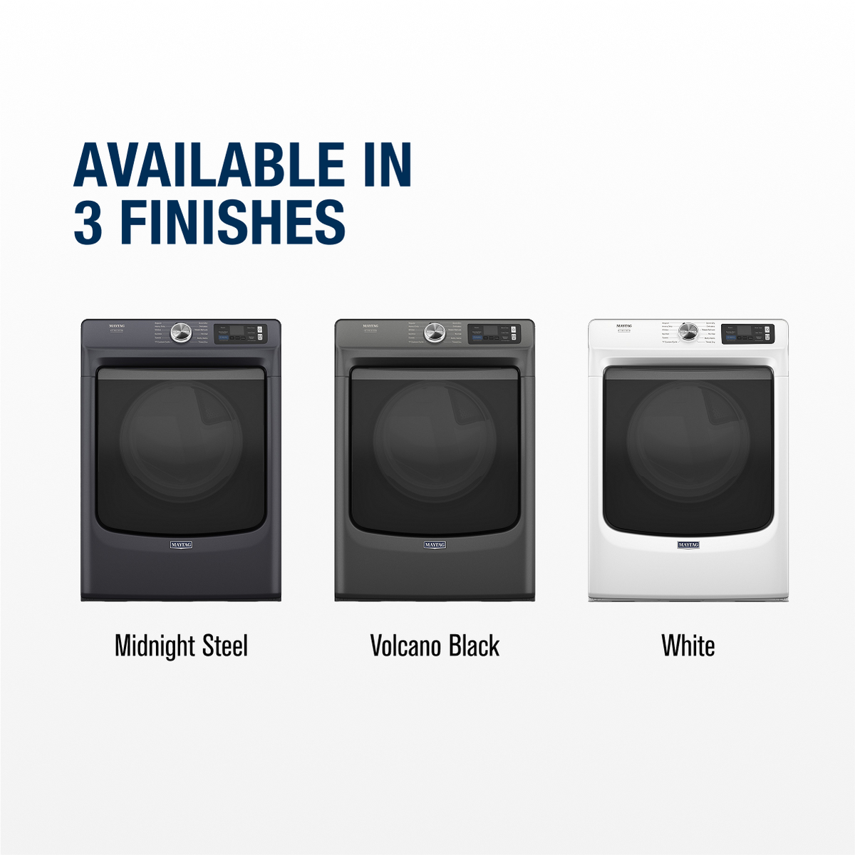 Maytag - 7.4 Cu. Ft. Smart Electric Dryer with Steam and Pet Pro System - Midnight Steel