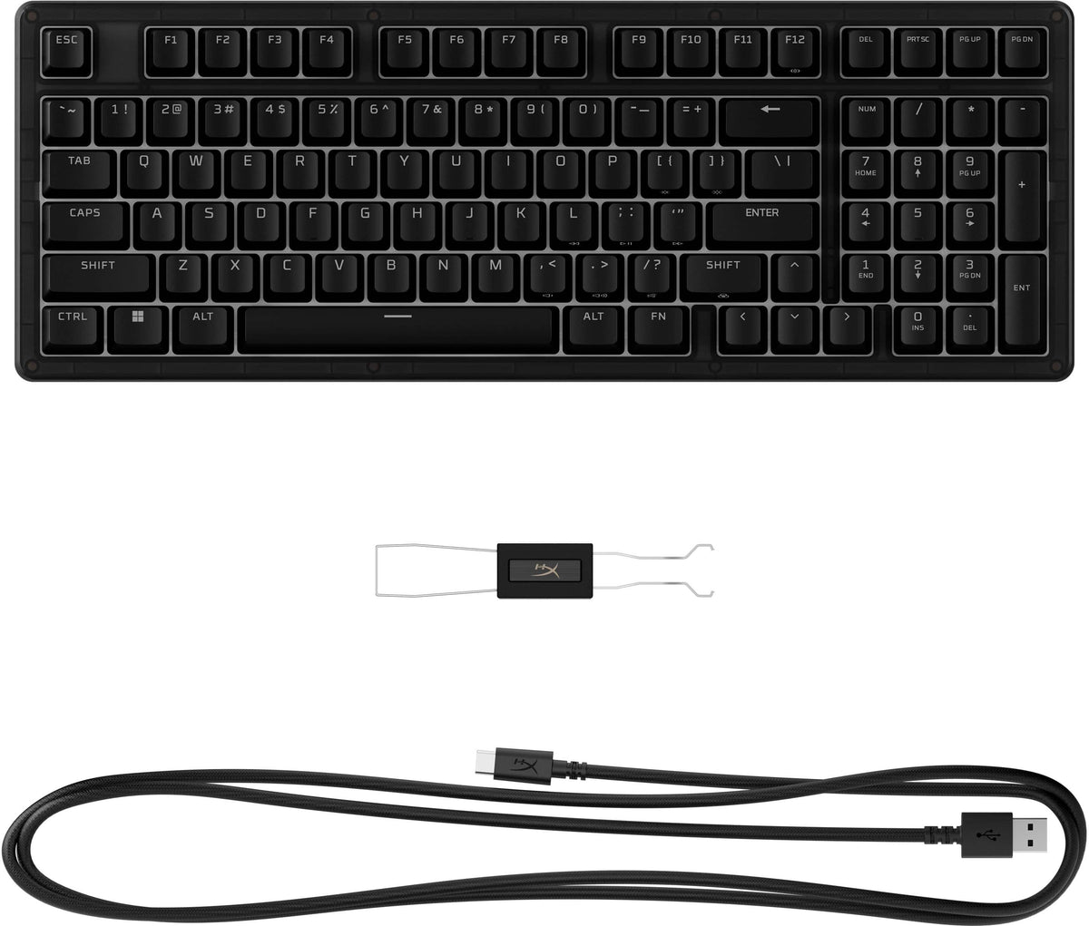 HyperX - Origins 2 1800 Wired Mechanical Linear Red Switch Gaming Keyboard with RGB Back Lighting - Black