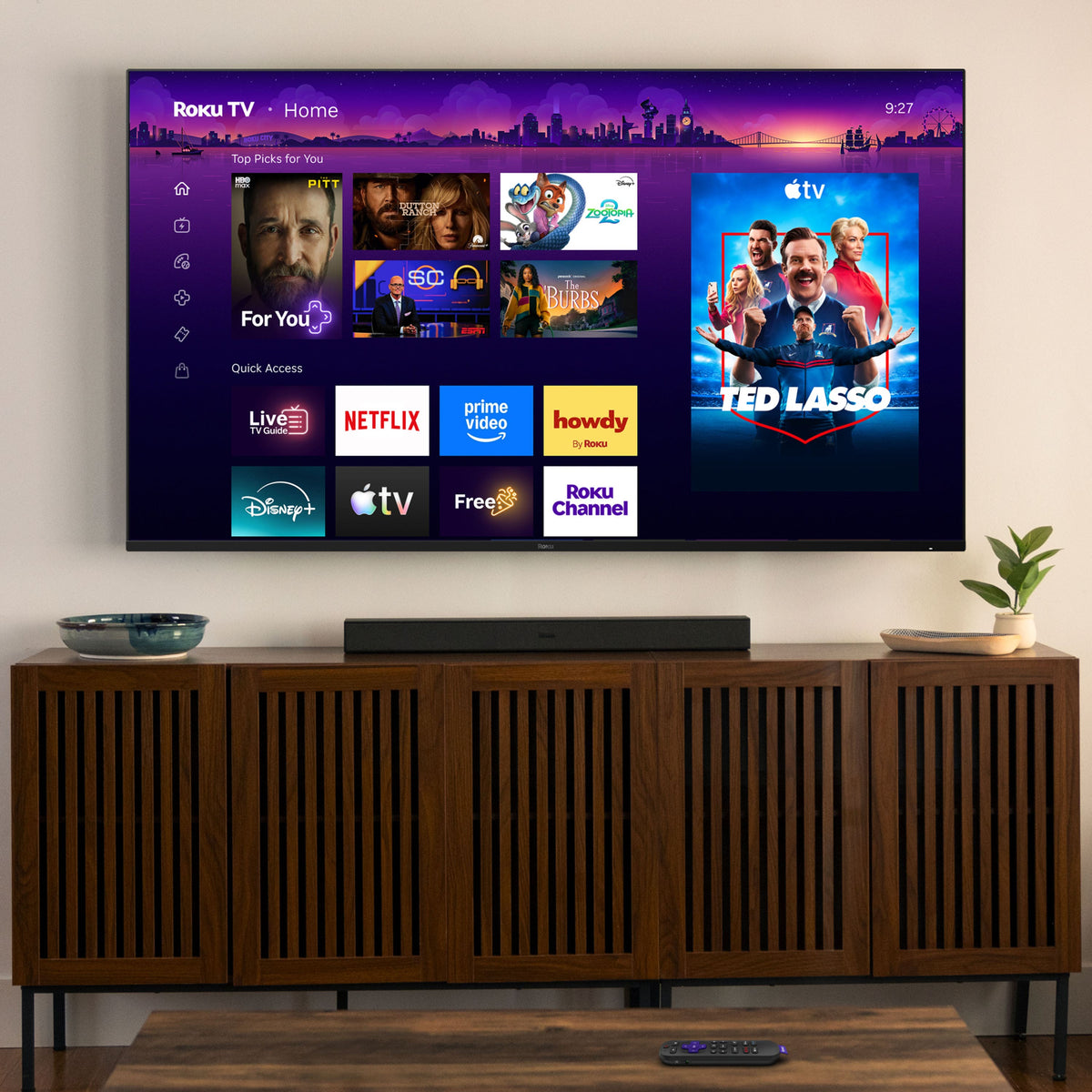 Roku - 85" Class Select Series 4K QLED Smart RokuTV (2026)
