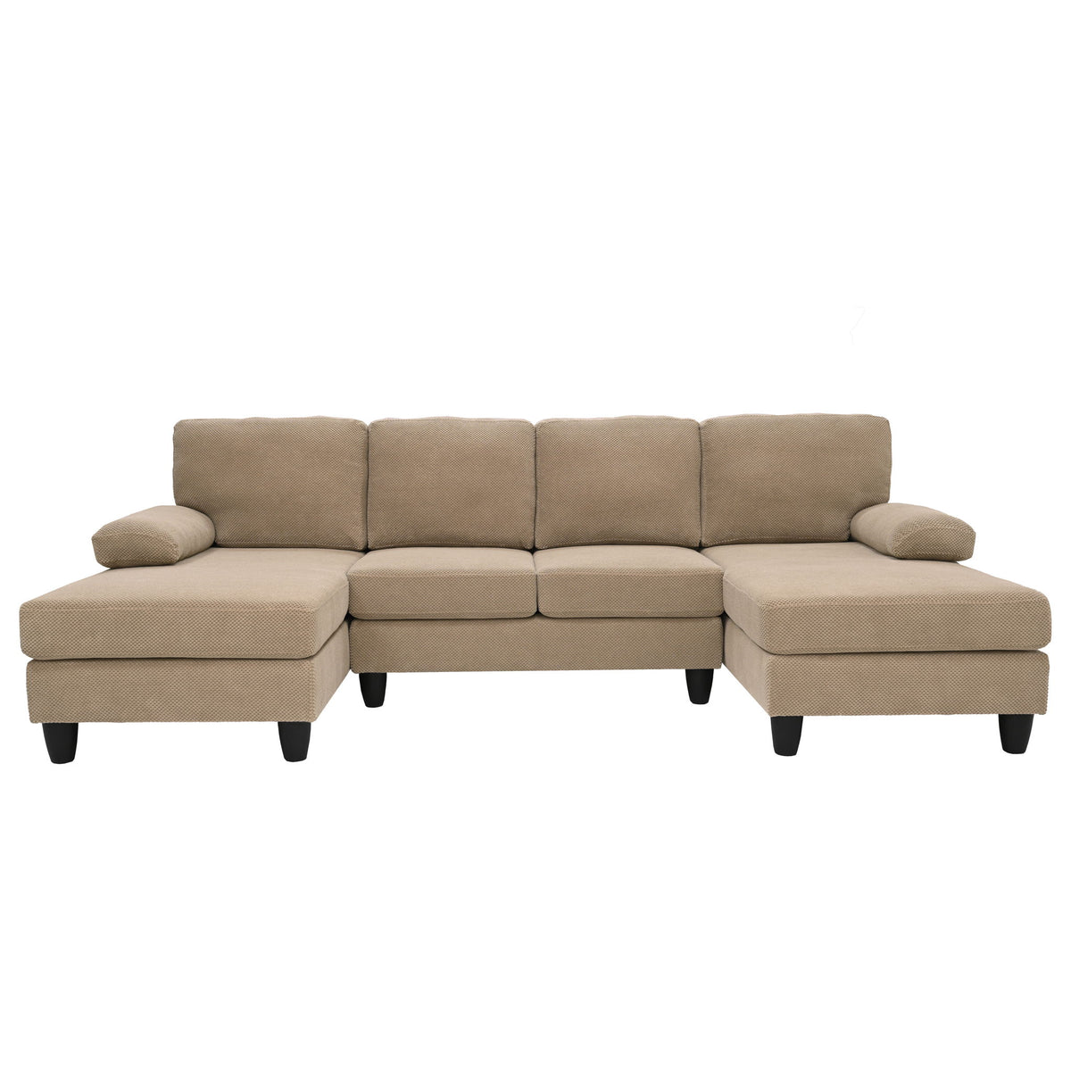 Sofá en forma de U con doble chaiselongue