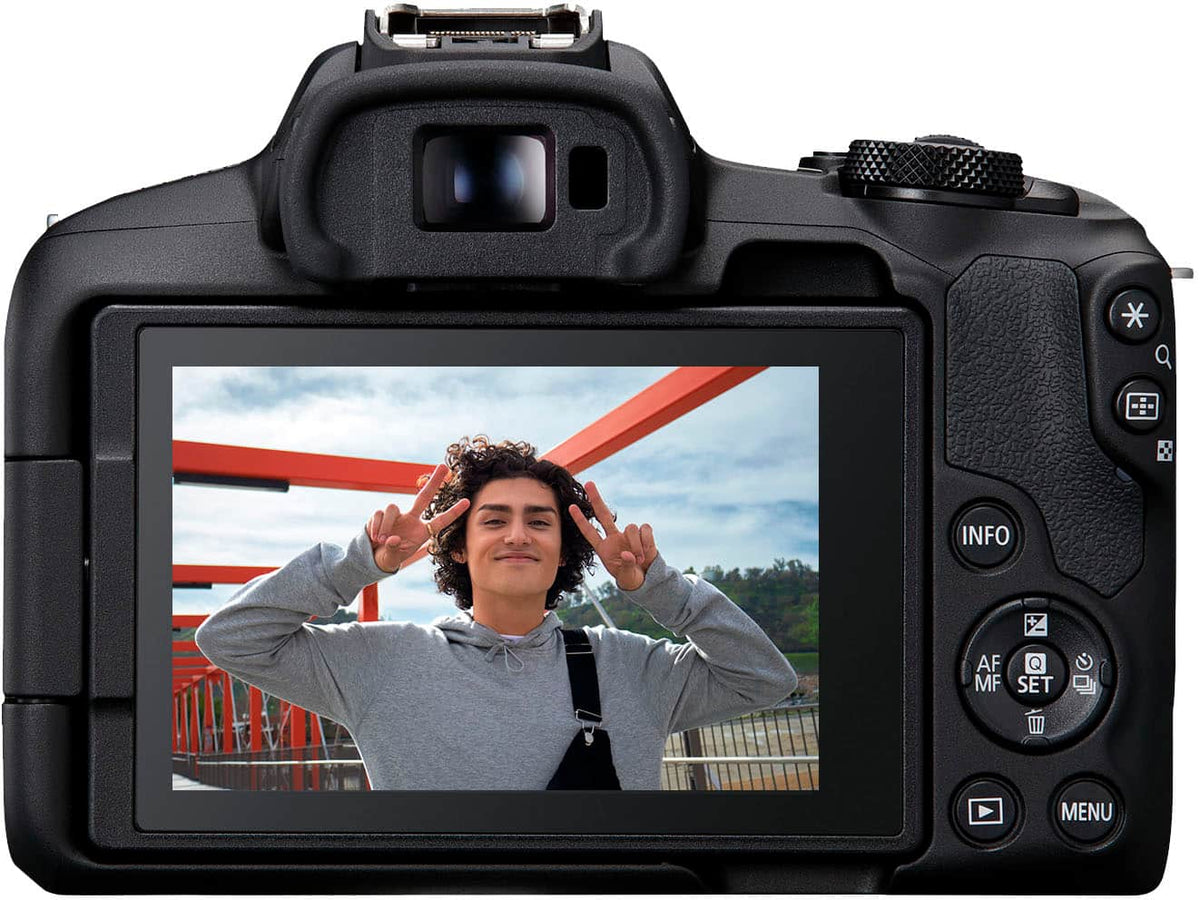 Canon - EOS R50 4K Video Mirrorless Camera (Body Only) - Black