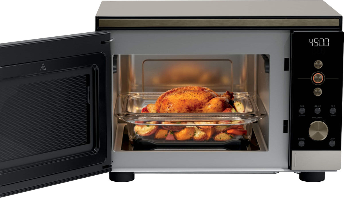 Ninja - Crispi Microwave and Air Fryer with FusionCrisp Technology - Stone Gold
