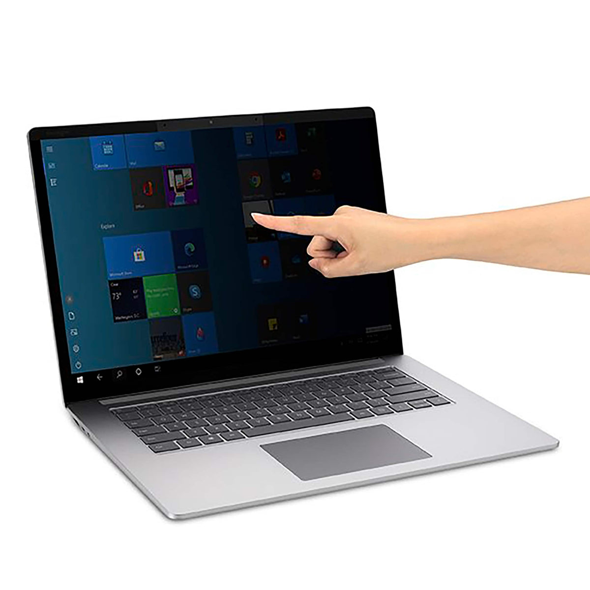 Kensington - MagPro Elite Magnetic Privacy Screen for Microsoft Surface Laptop 15" - Black