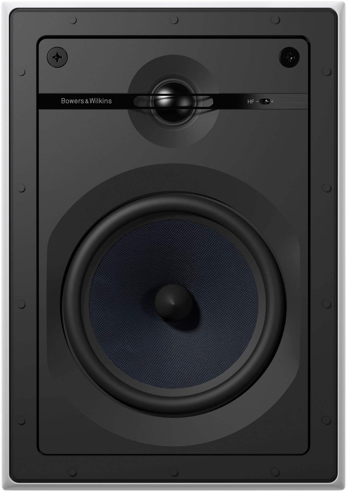 Bowers & Wilkins - CI600 Series 6" In-Wall Speakers w/ Cast Basket, Aramid Fiber Midbass and Nautilus Tweeter - (Pair) - Paintable White