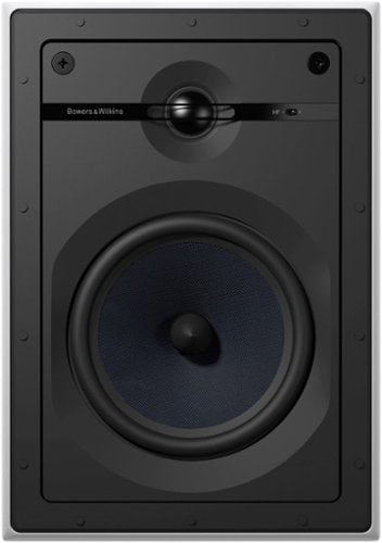 Bowers & Wilkins - CI600 Series 6" In-Wall Speakers w/ Cast Basket, Aramid Fiber Midbass and Nautilus Tweeter - (Pair) - Paintable White