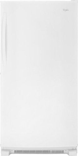 Whirlpool - 19.6 Cu. Ft. Frost-Free Upright Freezer with Temperature Alarm - White