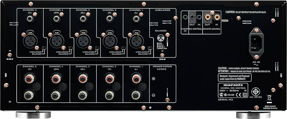 Marantz - 700W 5.0-Ch. Power Amplifier - Black