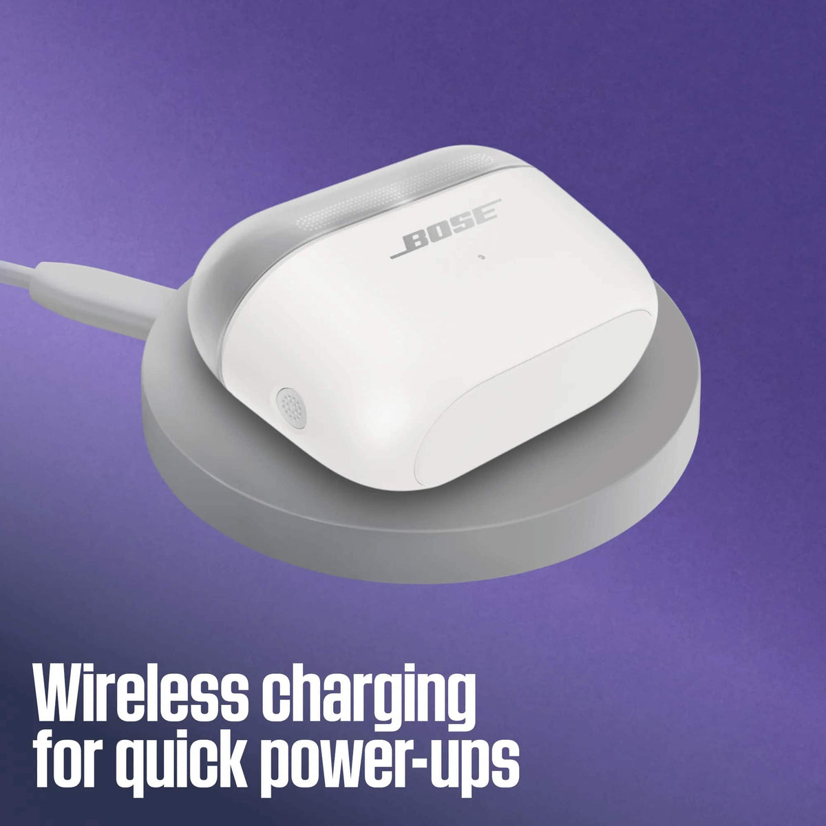Bose - Sport Open Earbuds Wireless Bluetooth Open-ear Running Earbuds with Secure Fit, and IP54 Sweat Resistance - White Smoke