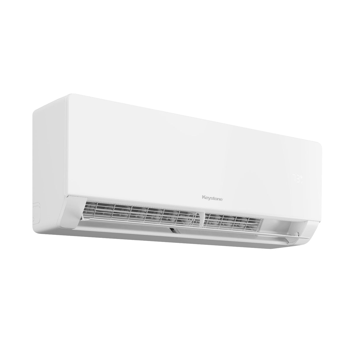 Keystone - Core 230V 550 Sq. Ft. 12,000 BTU Smart Mini Split Air Conditioner 12,000 BTU Heater - White