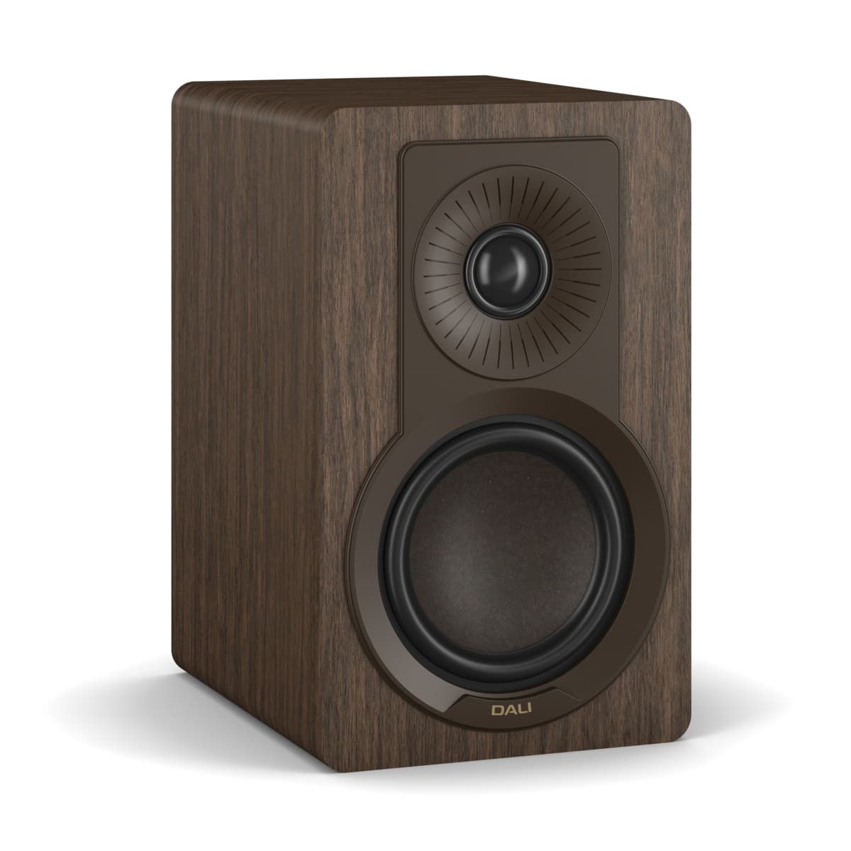 DALI - Kupid Designer Bookshelf Speakers - Dark Walnut