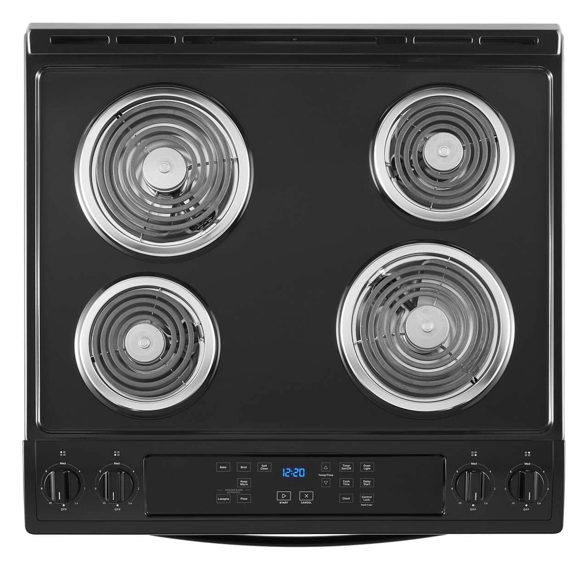 Whirlpool - 30 in. Wide 4 element 4.8 cu. ft. Electric Range - Black