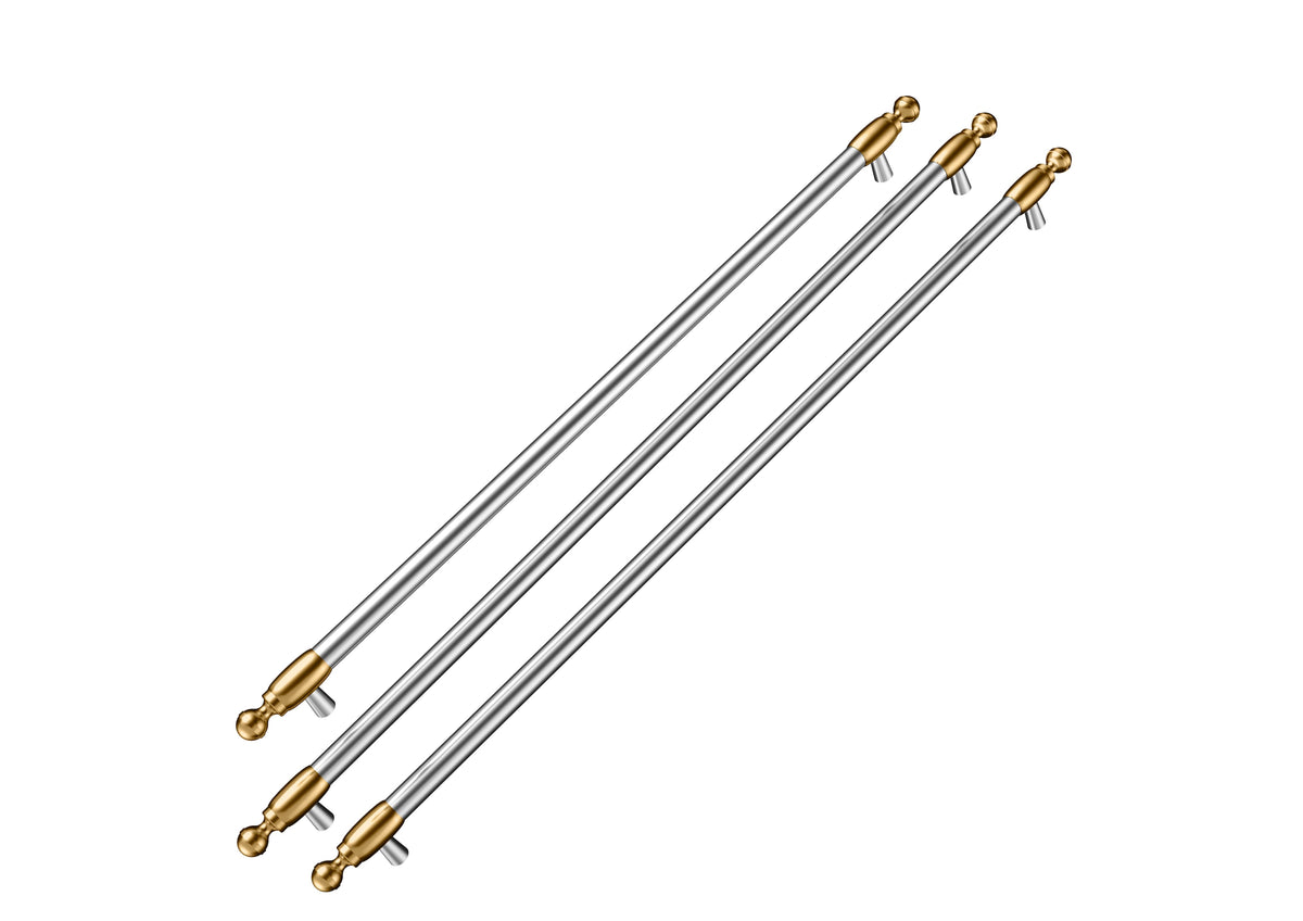 Bertazzoni - 36" Heritage Series Refrigerator Accessory - Stainless Steel/Gold