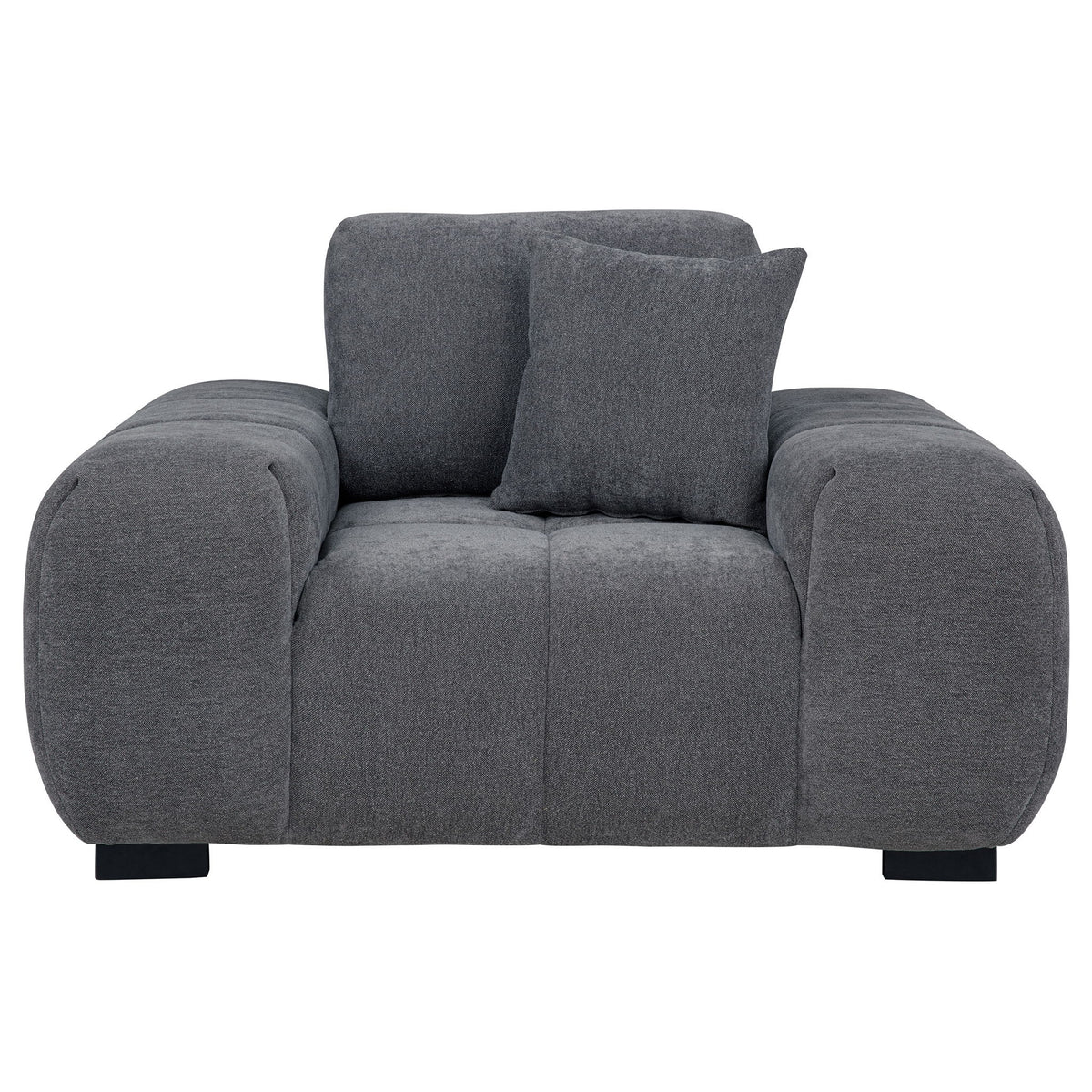 Plather - Sillón individual con brazos curvos