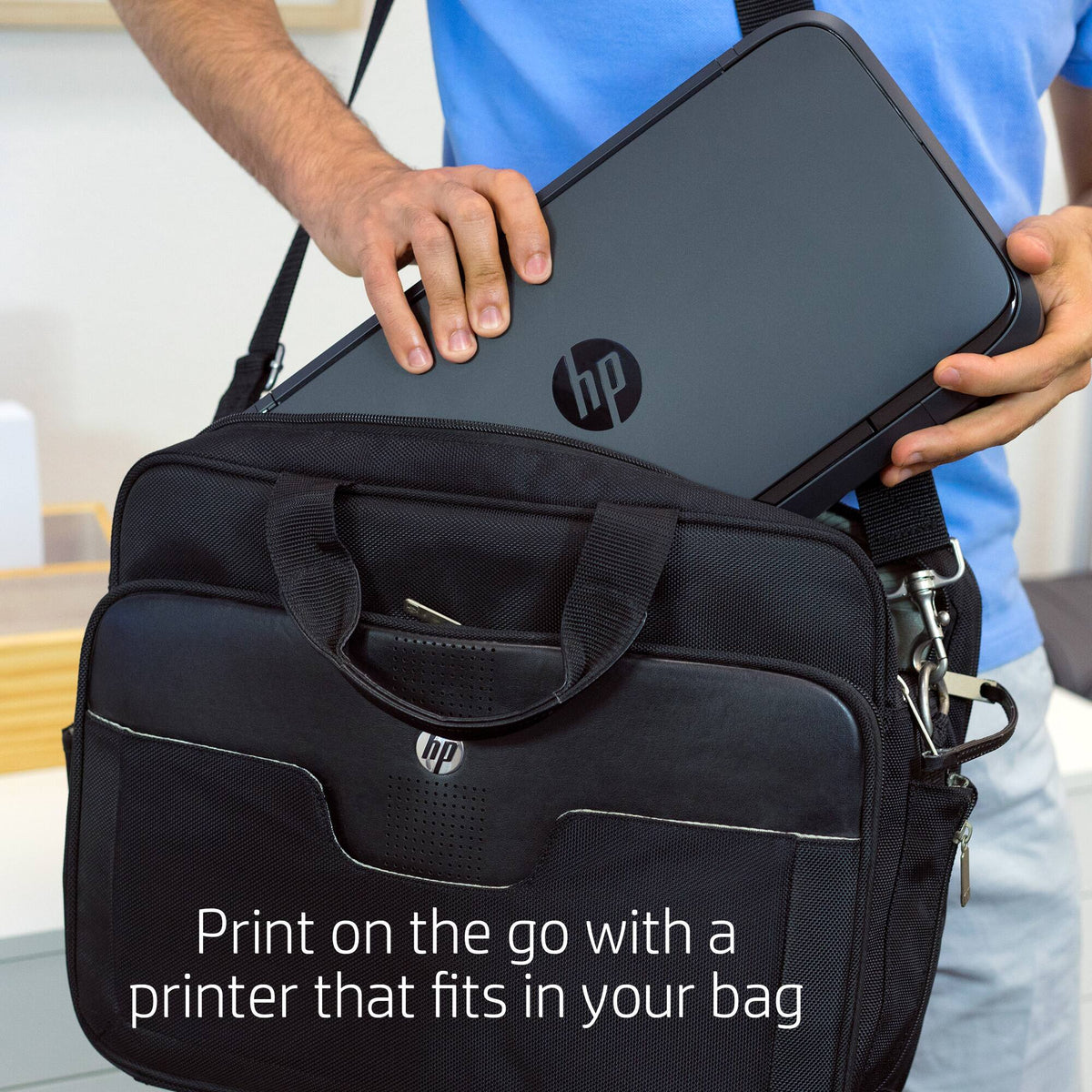 HP - OfficeJet 200 Mobile Inkjet Printer - Black