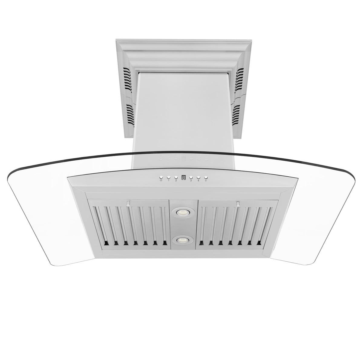 ZLINE - 30 inches - Externally Vented - Island Range Hood - Stainless Steel