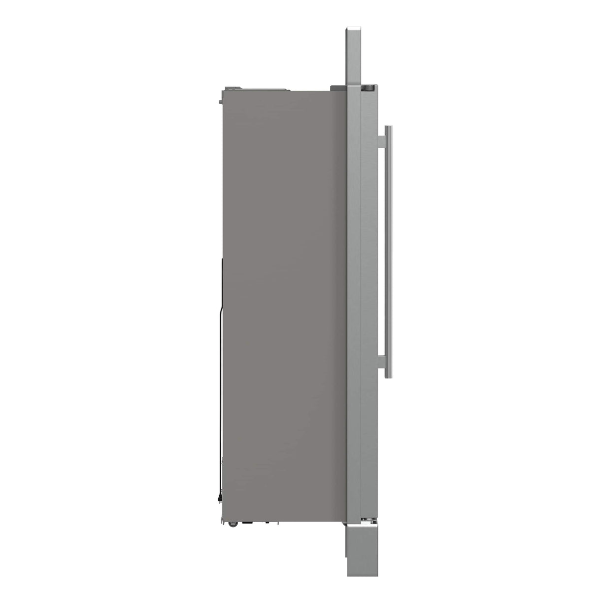 Forno Appliances - 37 in. Wide Salerno 15.6 Cu. Ft. Built-In Side-by-Side Refrigerator with Spill-proof Shelves - Stainless Steel VCM