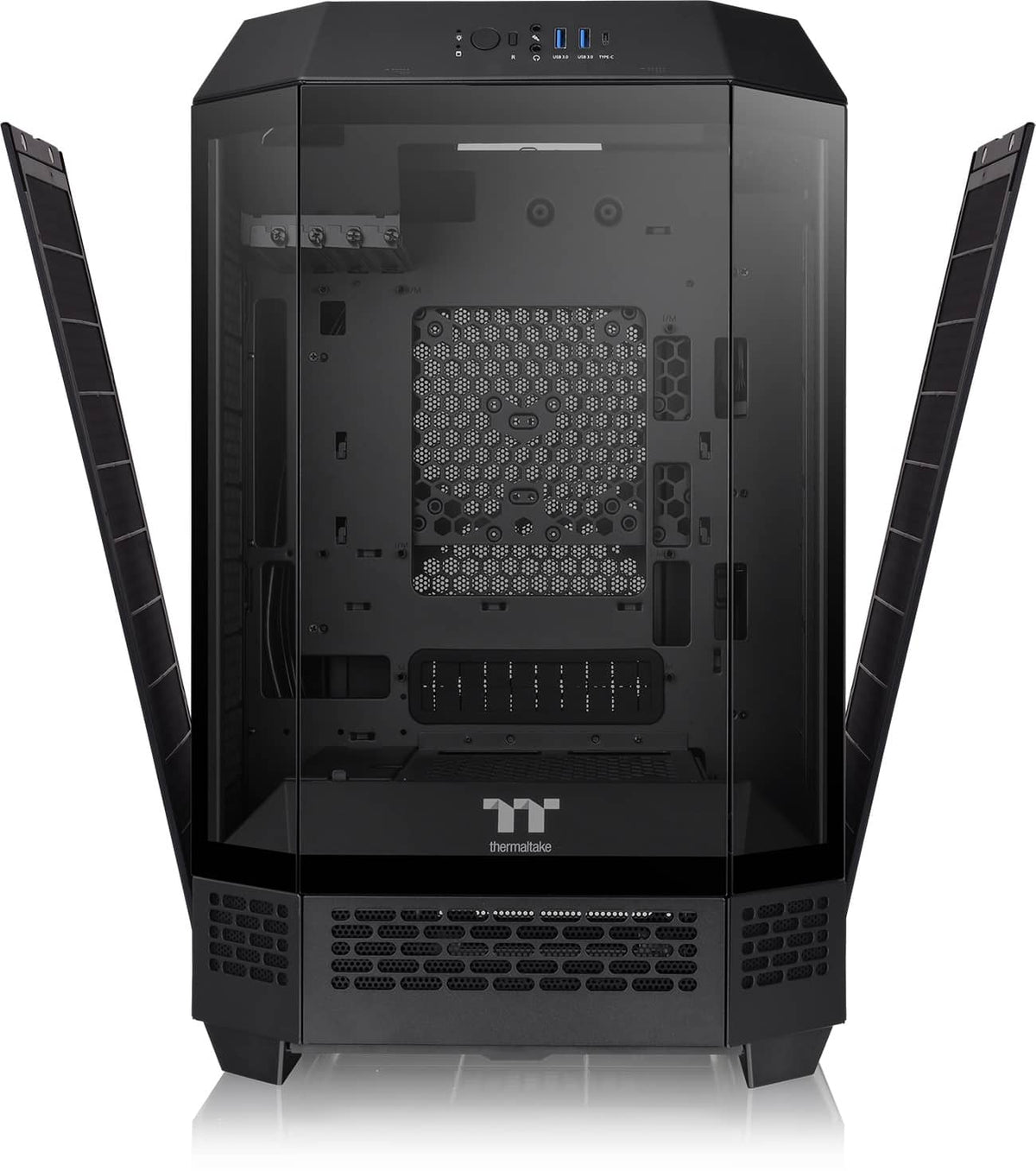 Thermaltake - The Tower 300 Micro ATX PC Case - Black