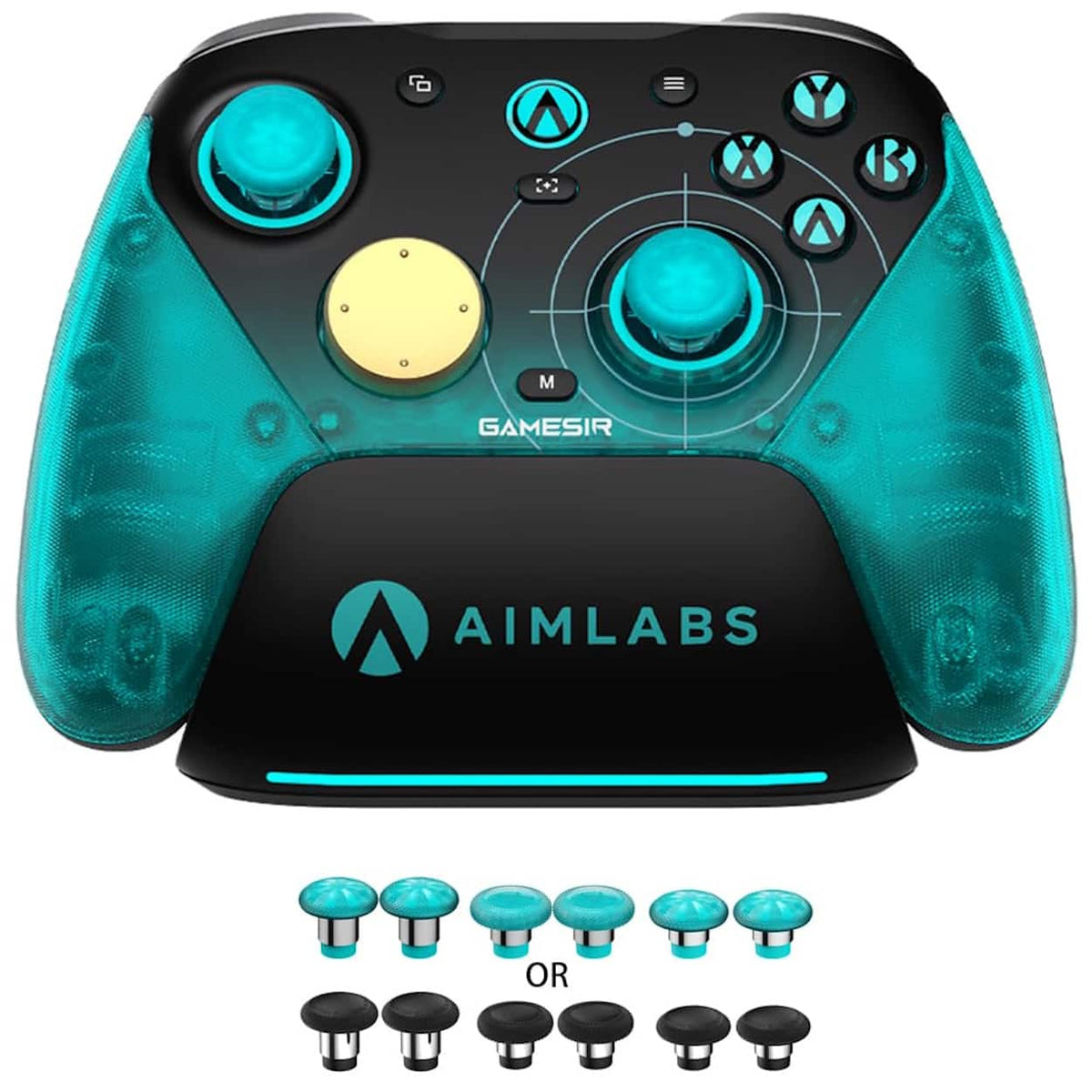 GameSir - G7 Pro 8K PC Aimlabs Edition Wireless Esports Controller for PC - Cyan