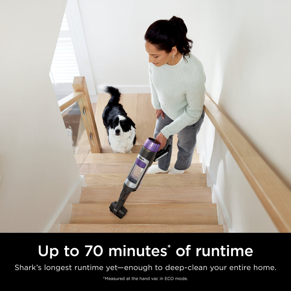 Shark - PowerDetect Clean & Empty Cordless Stick Vacuum & Auto-Empty System with Powerful Suction, Up to 70 min Runtime - Dark Gray