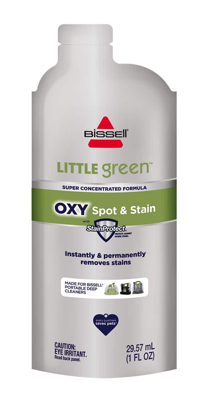 BISSELL - Little Green Oxy Spot & Stain Super Concentrate Cleaning Formula (6 count) - Silver
