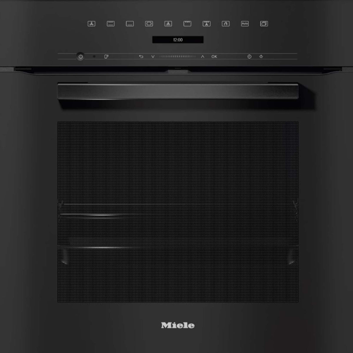 Miele - H7263 BP 24" VitroLine DirectSensor S Convection Oven 2.97 cu ft - Obsidian Black