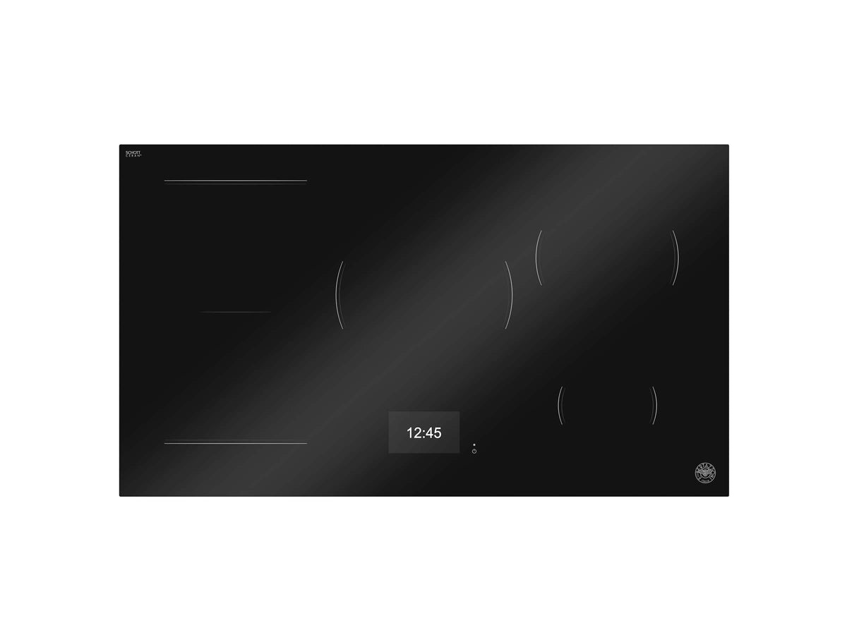 36" Bertazzoni Induction Cooktop - Black - Black Glass