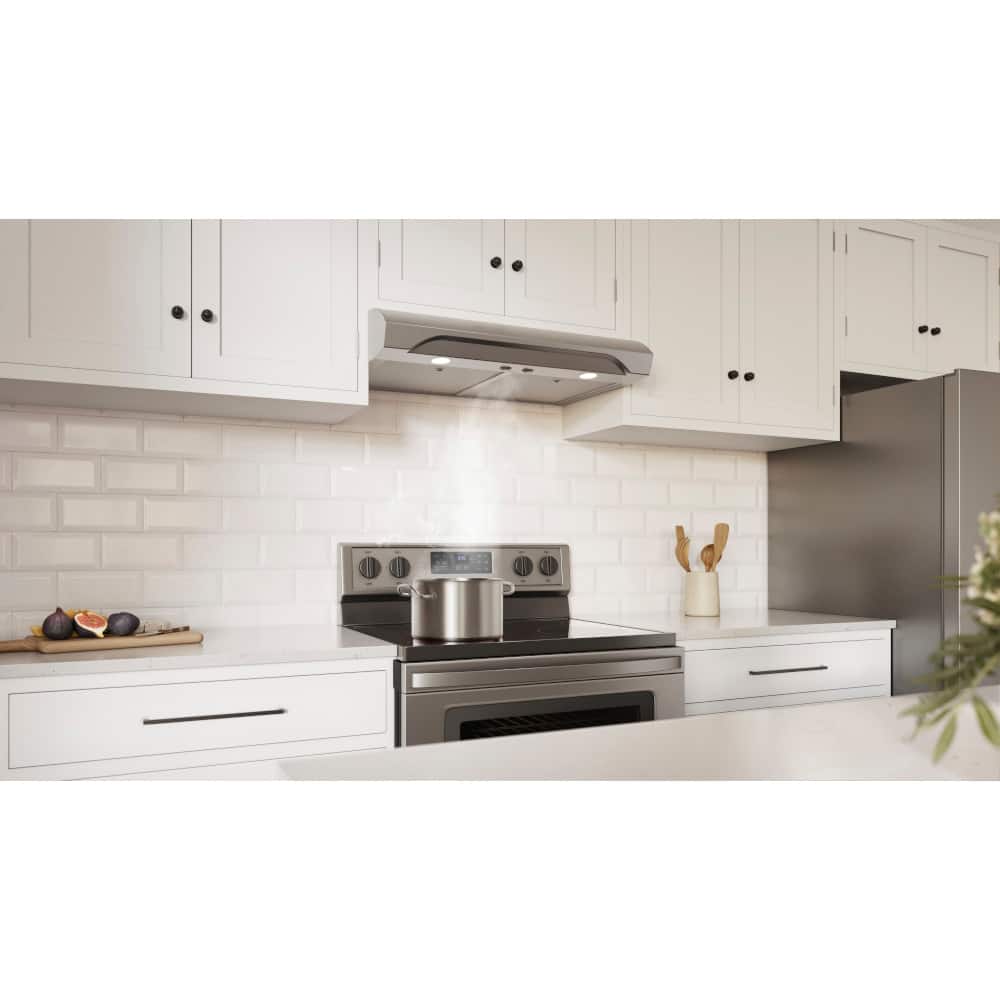 Broan - 30 inches - Convertible - Under cabinet Range Hood - Stainless Steel