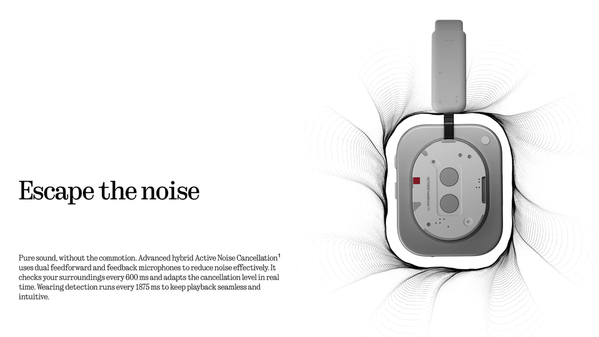 Nothing - Headphone (1) Wireless Over-Ear Bluetooth Headphones - White