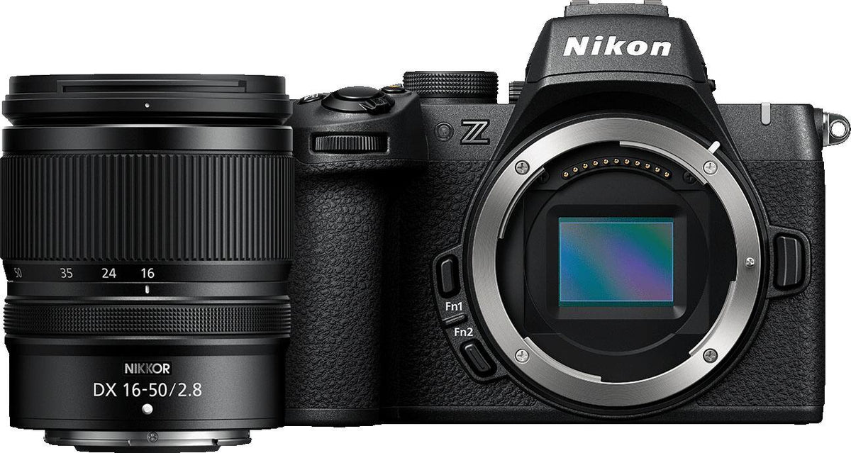 Nikon - Z50 II Mirrorless 4K Video Camera Premium 16-50mm f/2.8 Lens Kit - Black