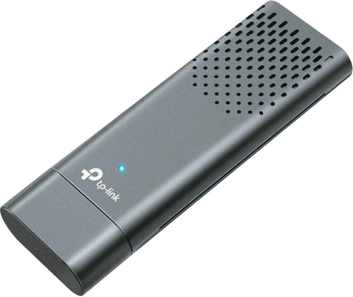 TP-Link - Archer TBE3600U Dual-Band BE3600 3.6 Gbps Wi-Fi 7 Wireless Ultra-Fast USB 3.0 Adapter with Advanced WPA3 Security - Gray