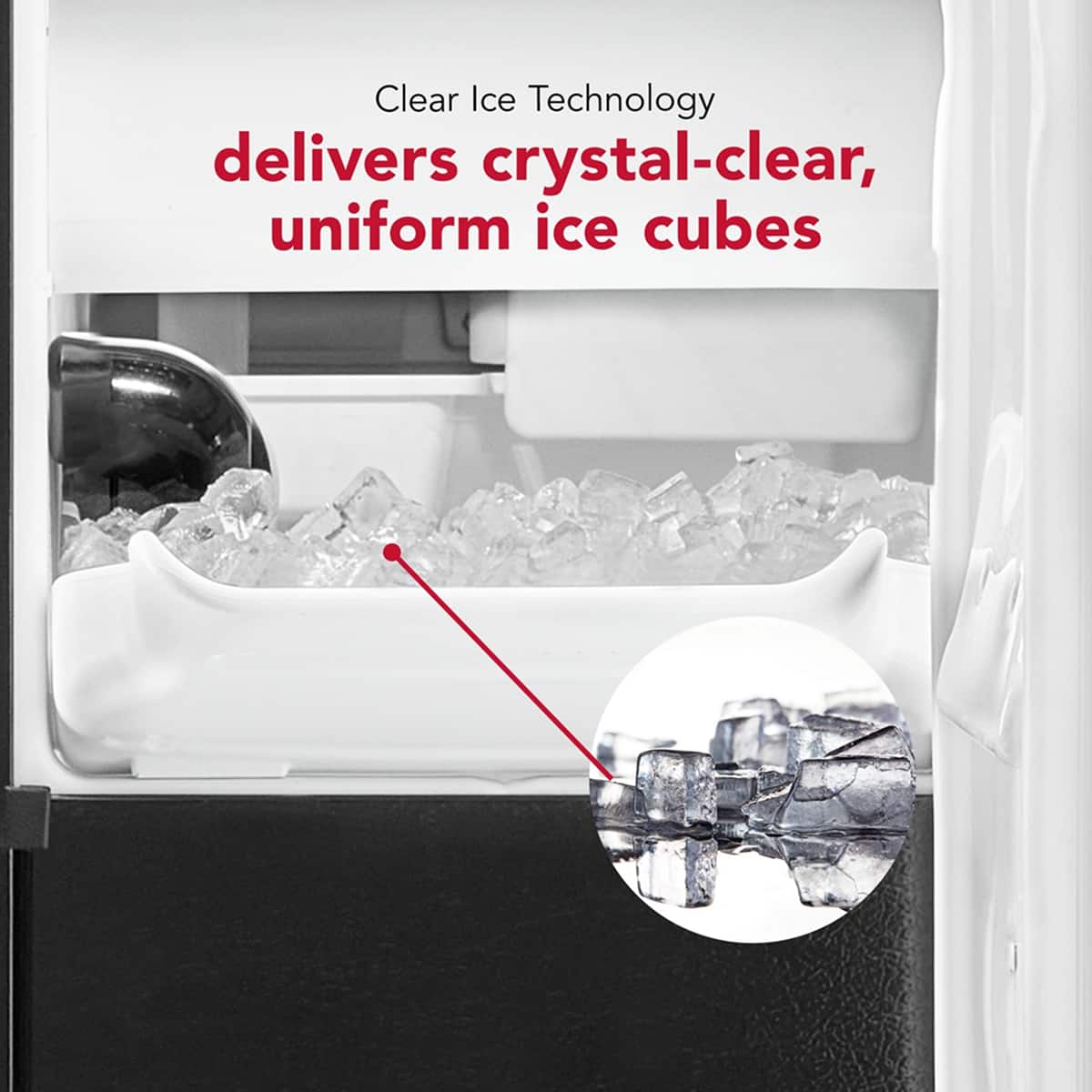 KitchenAid - 15" 25-Lb. Ice Maker - PrintShield Stainless Finish
