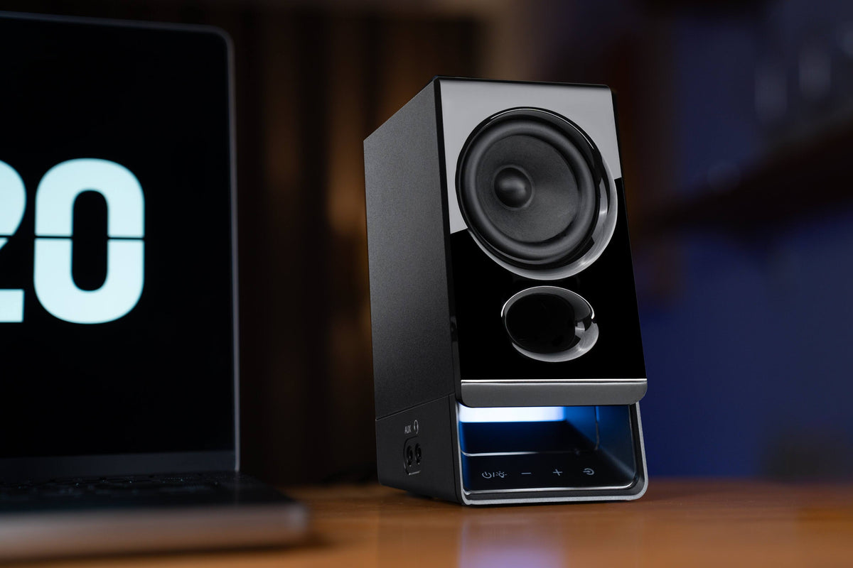 Edifier - R20BT Bluetooth 6.0 Bookshelf Speakers (Pair) - Black