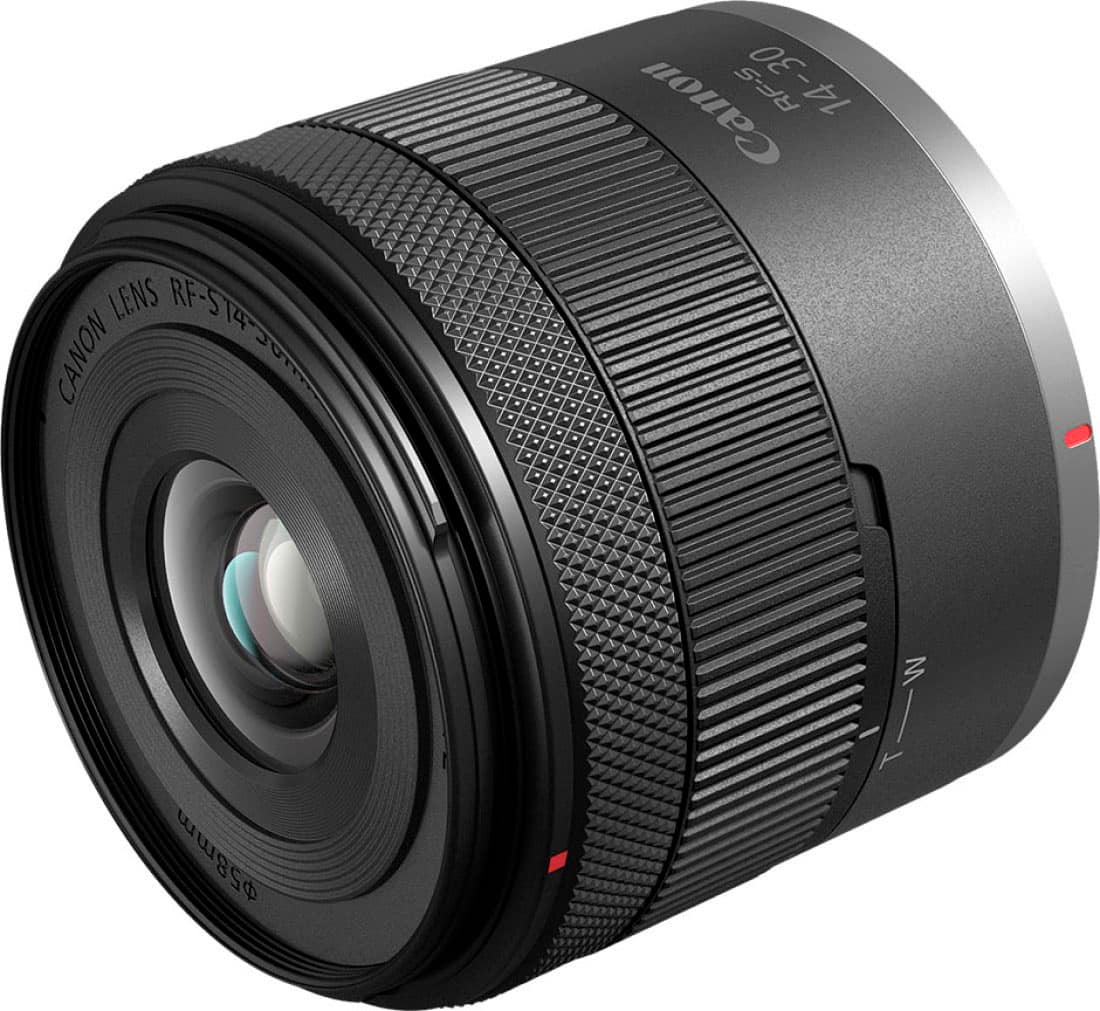 Canon - EOS R50 V 4K Video Mirrorless Camera with RF-S14-30mm F4-6.3 IS STM PZ Lens - Black