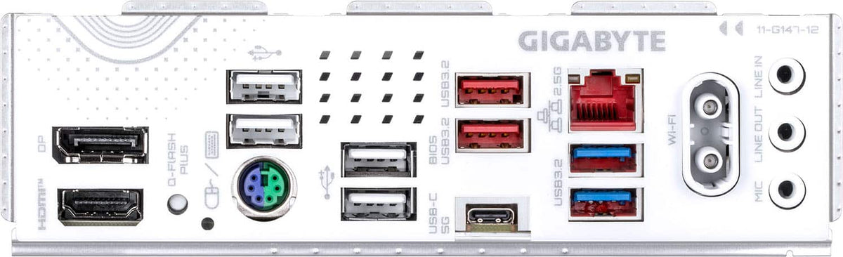 GIGABYTE - B850 EAGLE WIFI7 ICE (Socket AM5) AMD B850 ATX DDR5 Wi-Fi 7 Motherboard - White